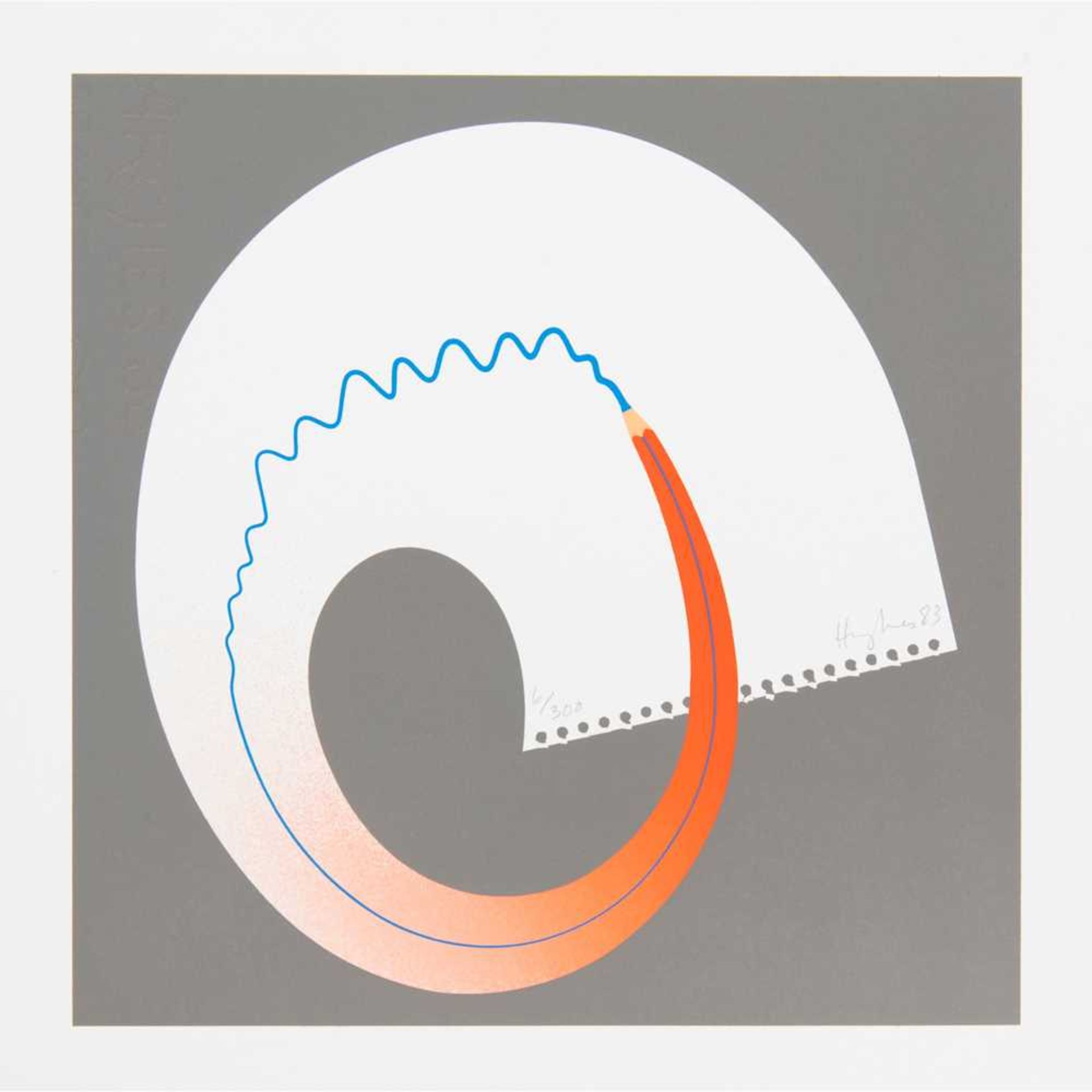 Designer's Saturday Collection of Five Screenprints, 1982-6 - Image 4 of 5