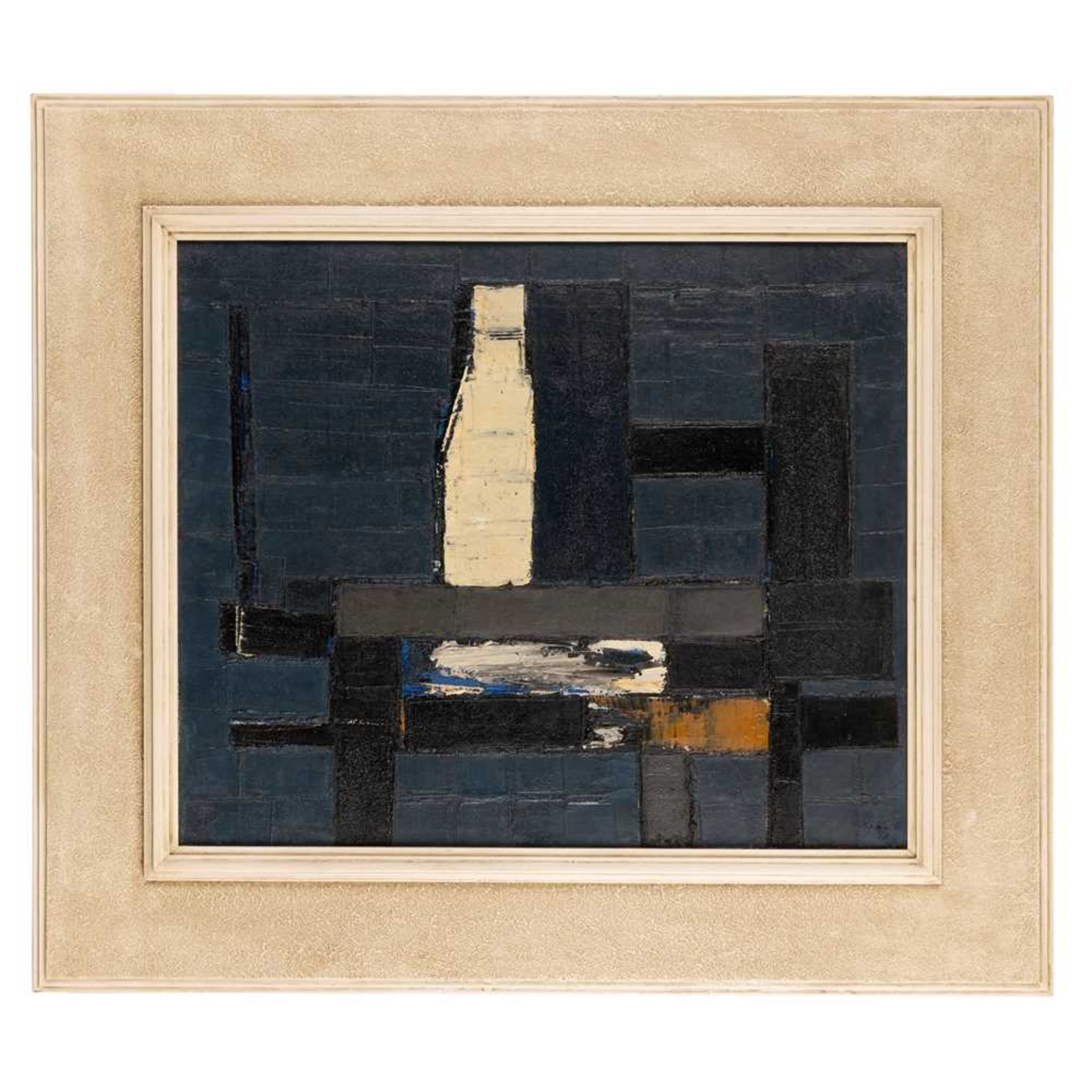 § William Gear R.A., F.R.S.A., R.B.S.A. (British 1915-1997) Still Life with Bottle, 1955 - Image 2 of 4