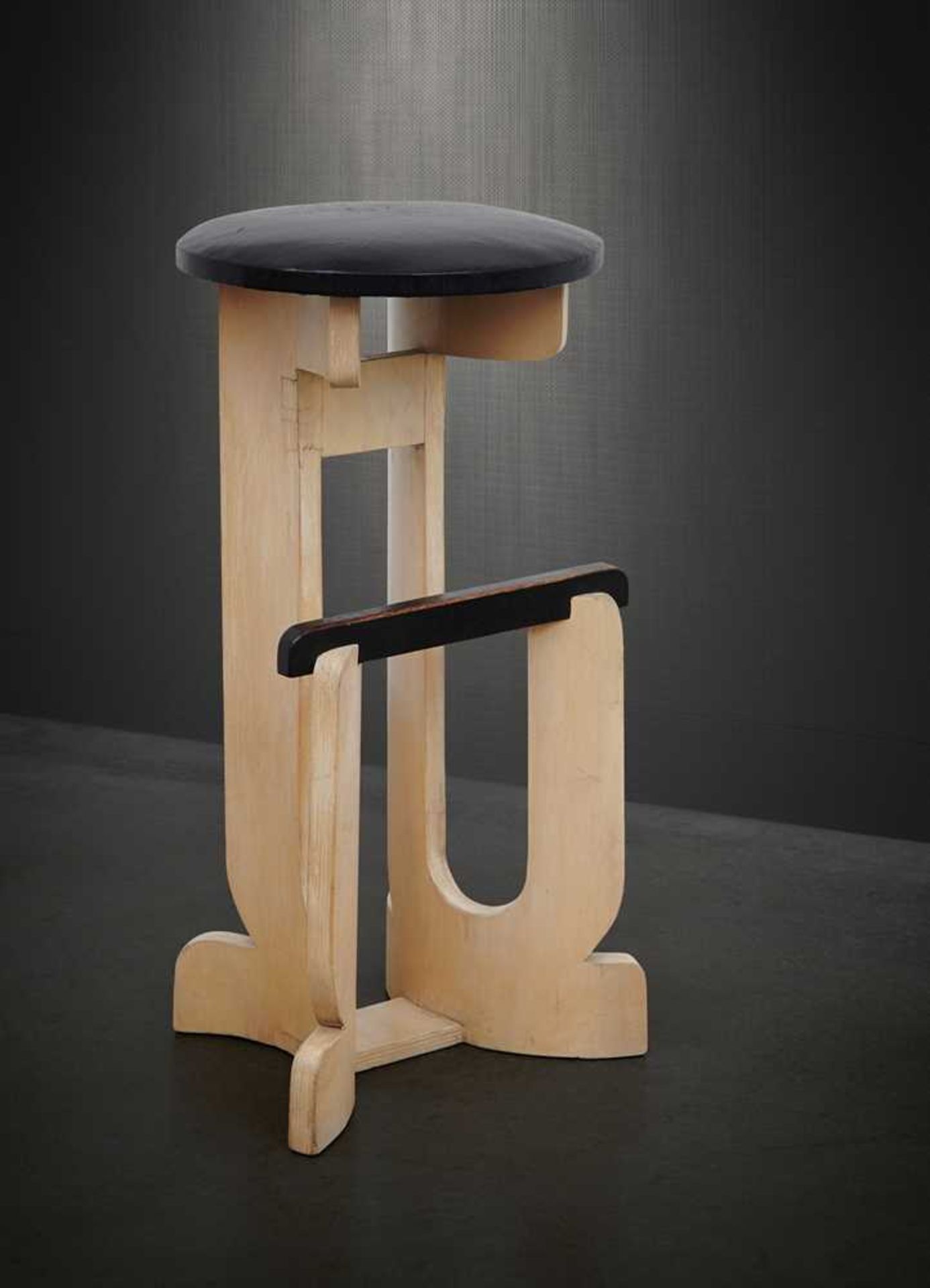 Gerald Summers (British 1899-1967) for Makers of Simple Furniture COCKTAIL STOOL, 1930s - Bild 2 aus 4