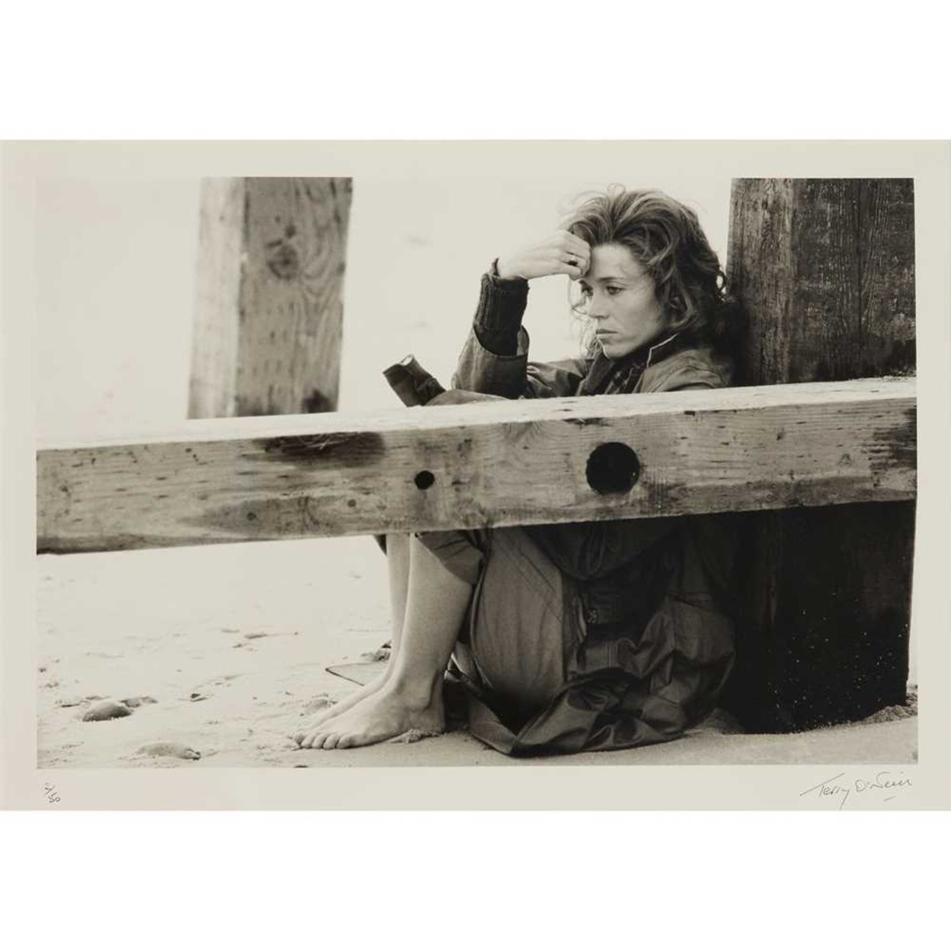 § Terry O'Neill C.B.E. (British 1938-2019) Jane Fonda in between takes on the set of Julia, Norfolk,