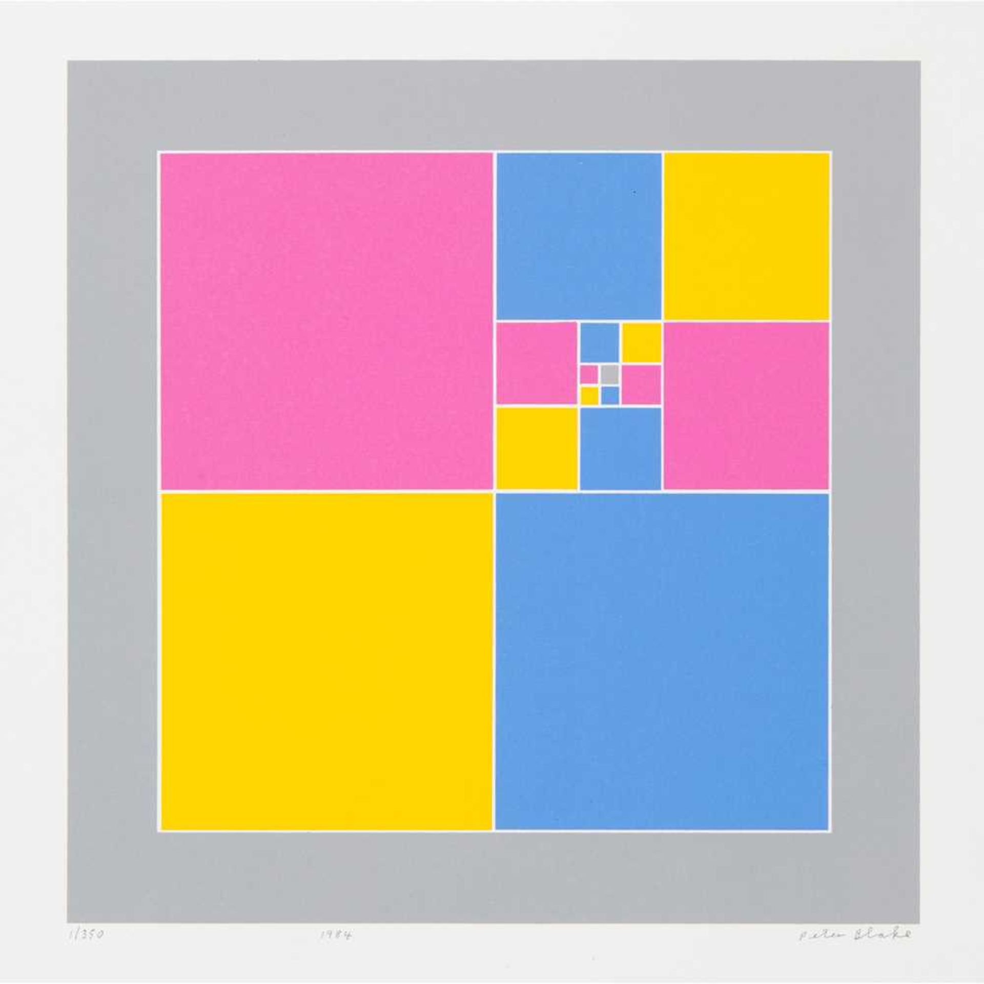 Designer's Saturday Collection of Five Screenprints, 1982-6 - Image 3 of 5