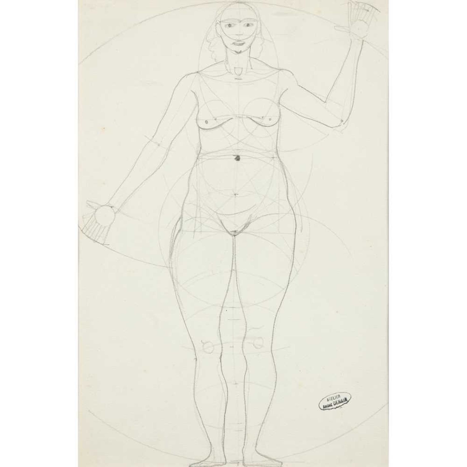 § Andre Derain (French 1880-1954) Two Figure Studies - Image 4 of 7