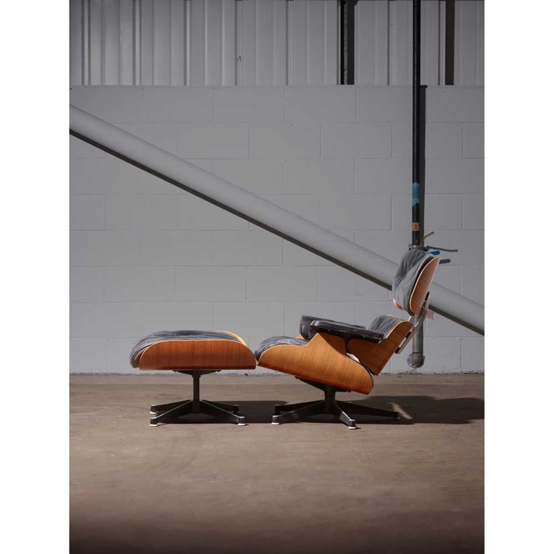 Y Charles & Ray Eames (American 1907-1978 & 1912-1988) for Herman Miller and Hille Lounge Chair & Ot - Image 2 of 2