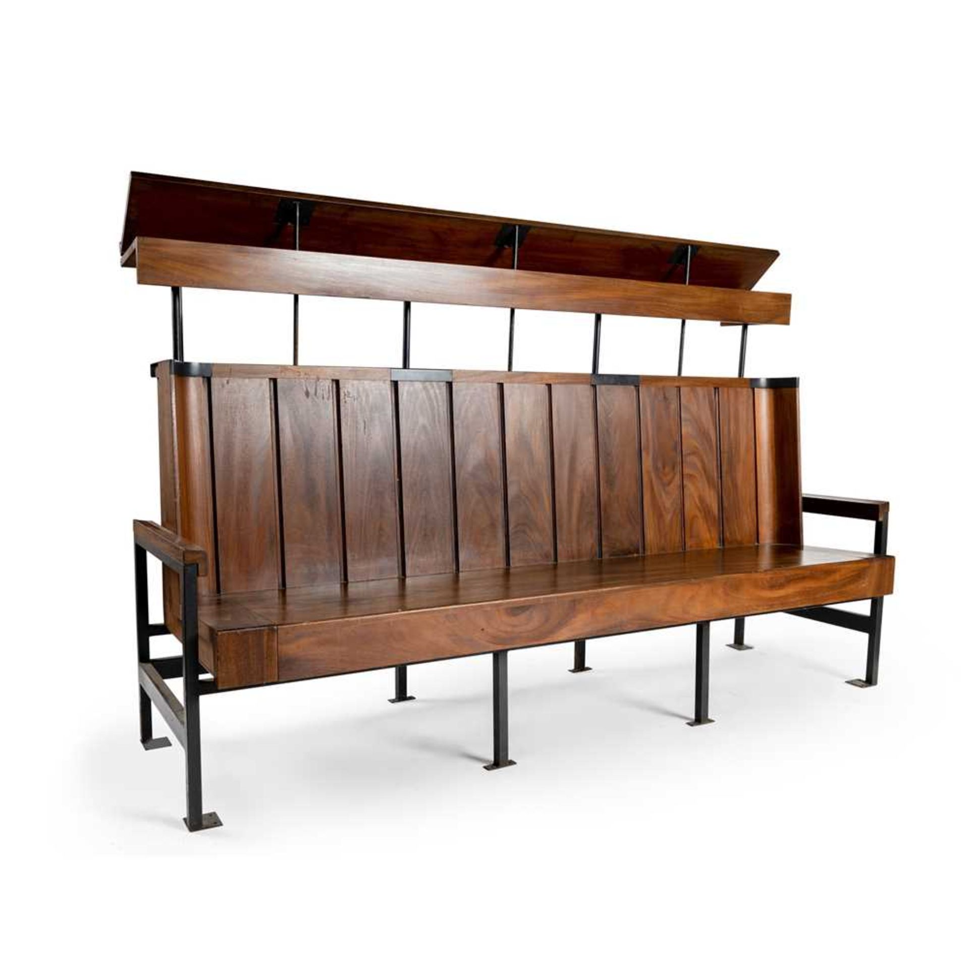 Manner of Sir Basil Spence O.M. O.B.E. R.A. (British 1907-1976) Settle / Bench