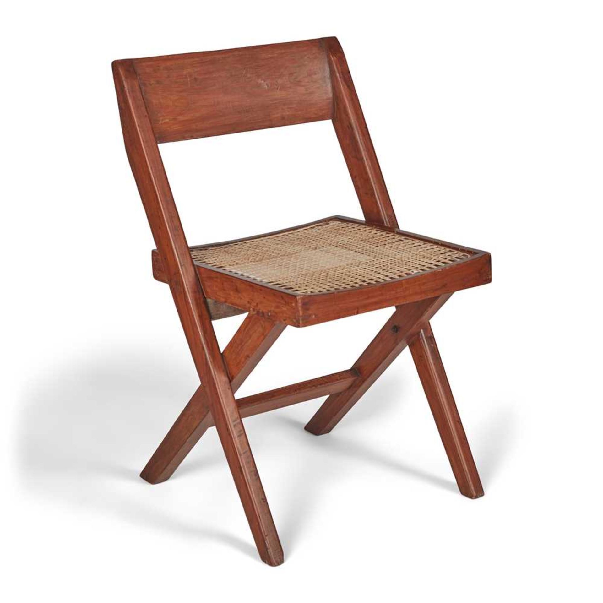 Pierre Jeanneret (Swiss 1896-1967) Desk and Office Chair - Image 3 of 5