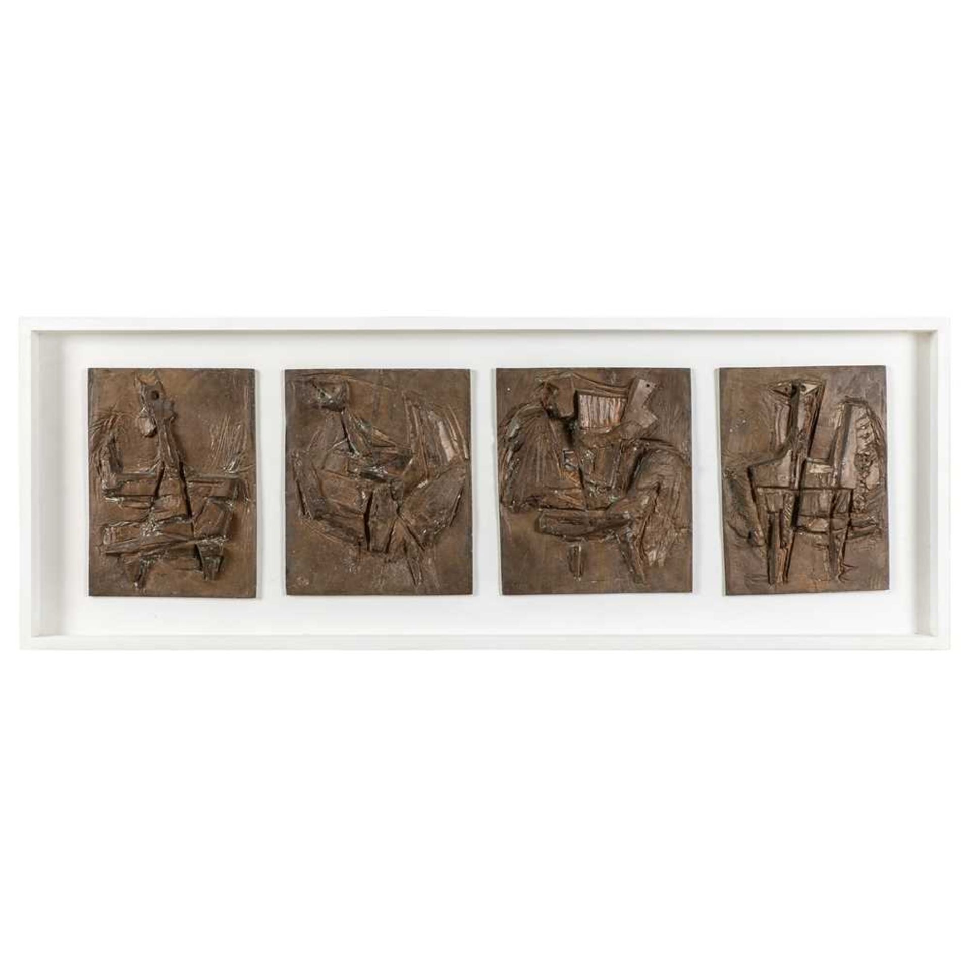 § Bernard Meadows (British 1915-2005) Four Reliefs on a Cock (Large), conceived 1958