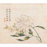 TWO WOODBLOCK PRINTS FROM THE MUSTARD SEED GARDEN PAINTING MANUAL QING DYNASTY, 18TH CENTURY