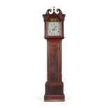 LATE GEORGE III SCOTTISH ADAM AND EVE AUTOMATA MAHOGANY LONGCASE CLOCK, WILLIAM BISSETT, DUNDEE EARL