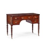 SCOTTISH REGENCY MAHOGANY WRITING TABLE EARLY 19TH CENTURY