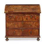 GEORGE I WALNUT BUREAU EARLY 18TH CENTURY