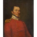 MANNER OF COLVIN SMITH HALF LENGTH PORTRAIT OF COL. HENRY WILSON OF JANEFIELD, 57TH FOOT, MIDDLESEX