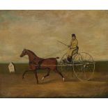 19TH CENTURY PROVINCIAL ENGLISH SCHOOL CARRIAGE DRIVING