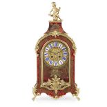 Y FRENCH GILT BRONZE AND RED TORTOISESHELL BOULLE MARQUETRY BRACKET CLOCK, JAPY FRÈRESS 19TH CENTURY