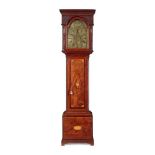 LATE GEORGE III SCOTTISH MAHOGANY LONGCASE CLOCK, MITCHELL & SON, GORBALS EARLY 19TH CENTURY