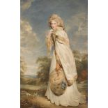 SIR THOMAS LAWRENCE (AFTER) PORTRAIT OF ELIZABETH FARREN, COUNTESS OF DERBY