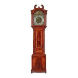 GEORGE III SCOTTISH MAHOGANY LONGCASE CLOCK, JAMES YOUNG, DUNDEE LATE 18TH CENTURY