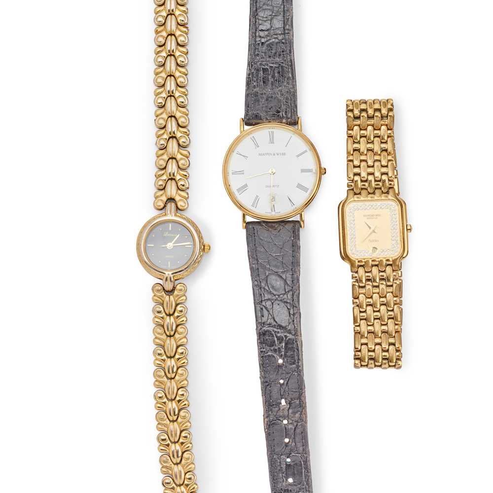 Mappin & Webb: A stainless-steel wristwatch