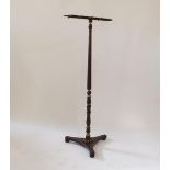 A 19th Century Hat Stand. Circa 1830. With turned column and gilt decoration. 155 cm high.