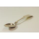 ANTIQUE CHARLES SHAVER CCS UTICA NY COIN SILVER DESSERT SPOON. LITTLE FALLS. Little Falls is a
