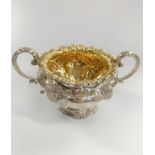 A William IV Sterling Silver Two handled bowl. Possibly by John Charles Reilly, London 1835. The