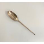 A Sterling Silver Mote Spoon. London circa 1905