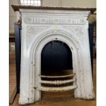 A Victorian Cast Iron Fire Surround.101cm x 94.5cm