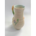 A Clarice Cliff Newport Pottery 914 My Garden (jug-style) vase 20.5cm