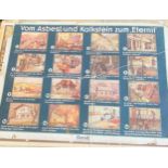 Ten European Chromolithograph Educational Industry prints. Varying artists and sizes