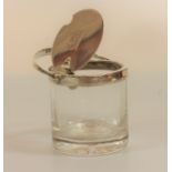 An Edwardian Sterling Silver and Cut Glass Preserve Jar, Goldsmiths and Silversmiths Company. London