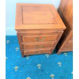 Brights of nettlebed. A teak Chest of Drawers.