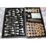 Coins including British late 19th century pennies, East Africa, West Africa, Germany and USA ; a