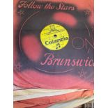 78 RPM records-Brunswick, Decca and Columbia some contained in an album
