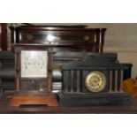 Two Victorian mantel Clocks.