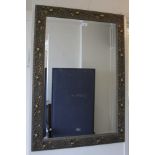 A mirror with floral pattern frame101cm x 70cm