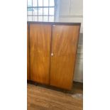 A Pair of Teak Wardrobes. In the Style of A Fine Hamilton by Robert Heritage Circa 1960. 181cm x