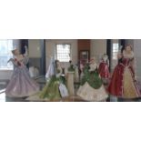 Royal Doulton ladies including June and Soiree (4)