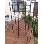 A Large Iron Wine Rack. 20th century. Apparently for 300 bottles.