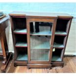 A Modern Breakfront Display Cabinet. Of small proportions. 20th century.