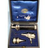 A J.Weiss & Son (287 Oxford St. London) Otoscope medical instrument set in original fitted case.