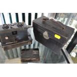 An L.Gaument & Cie camera and Verascope camera in case. (2)