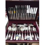 A canteen of cutlery for eight.