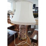 A table Lamp. 20th century. 68cm high.