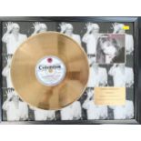 Barbra Streisand "Essential" 24kt gold coated disc. Exclusive limited edition 1/ 1500. In