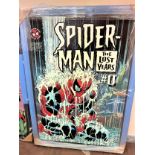 Spiderman Poster. A limited edition boxed canvas artwork curated and hand-signed by Stan Lee. On