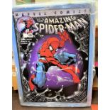 The Amazing Spiderman #34.A limited edition boxed canvas artwork curated and hand-signed by Stan