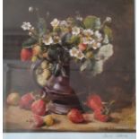 Signed print by Anne Cotterill. Born in the Borders of Scotland, educated in Edinburgh and graduated