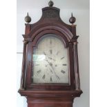 WITHDRAWN A Spencer Perkins George III Mahogany long Case Clock. Circa 1770.