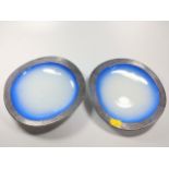 A pair of modern Chinese plates.