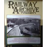 A selection of railway-themed magazines, including "The Llanfair Railway Journal", "Severn Valley