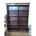 A large bookcase 162cm x 137cm x 32cm.